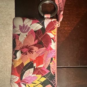 Vera Bradley lanyard change purse ID wallet